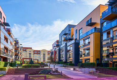 apartment building view