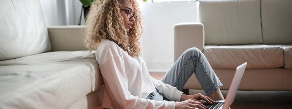 woman on laptop