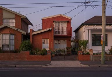 three residential homes