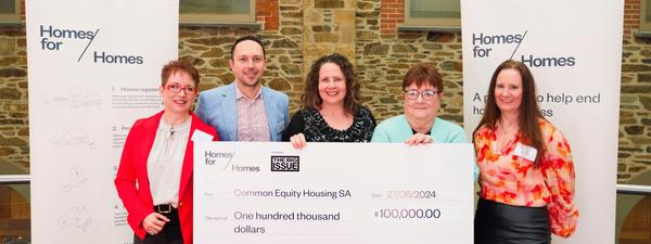 PEXA partner Homes for Homes grants $300,000 to ending homelessness