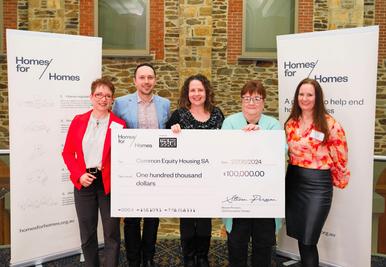 PEXA partner Homes for Homes grants $300,000 to ending homelessness